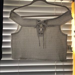 White Aeropostale Crop Top
